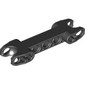 Technic Axle and Pin Connector 2 x 7 with Two Ball Joint Sockets, Squared Ends, Open Side Axle Holes