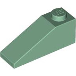 LEGO part ROOF TILE 1X3/25° in Sand Green (4598531|4286)
