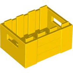 Box / Crate with Handholds  3 x 4 x 1 2/3
