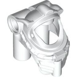 LEGO part HELMET W. AIR BOTTLES in White