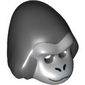Costume / Mask, Gorilla with Light Bluish Gray Face Print