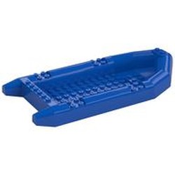 LEGO part  RUBBER BOAT 22X10X3 in Bright Blue/ Blue