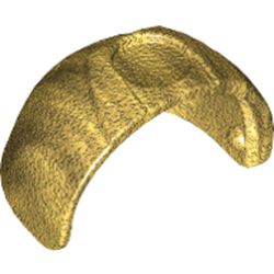 LEGO part  SPACE VISOR, NO. 1002 in Gold Laquered/ Metallic Gold
