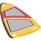 Sail, Windsurfer, 6 x 12 Triangle, with Orange and Red Print