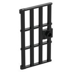 Door 1 x 4 x 6 Barred with Stud Handle