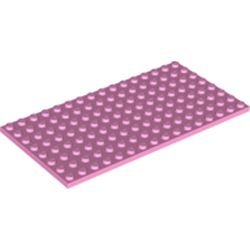 LEGO part 92438 PLATE 8X16 in Light Purple/ Bright Pink