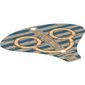 Animal Body Part, Cobra Hood with Hieroglyphs Print