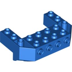 Brick Special, Train Front Sloping Base Wedged with 4 Studs on Front and 2 x 4 Cutout
