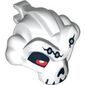 Minifig Head Special, Skull with Clip, Upper Jaw with Forehead Nails Print