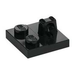 Hinge Plate 2 x 2 Locking with 1 Finger on Top