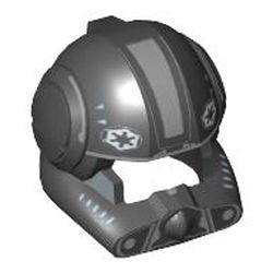 Helmet Clone Pilot with Open Visor and Sand Blue and Medium Blue Markings Print