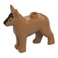 Animal, Dog, Alsatian / German Shepherd (Police Dog) with Black Eyes and Forehead Print
