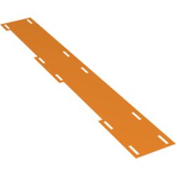 Sheet, 4.5 x 31 Rectangle with Ten Rectangular Holes