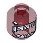 Minifig Head Hammerhead Warrior, Small Eyes and Large Open Shark Mouth Print [Blocked Open Stud]