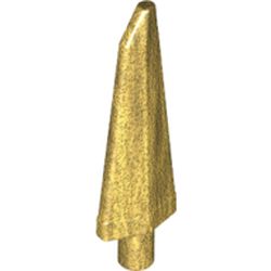 LEGO part 64727 DORSAL FIN Ø3.2 MM in Warm Gold/ Pearl Gold