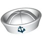Hat Sailor with Anchor Print