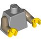 Torso, Dark Tan Arms, Yellow Hands [Plain]