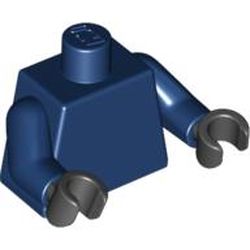 Torso, Dark Blue Arms, Black Hands [Plain]