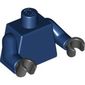 Torso, Dark Blue Arms, Black Hands [Plain]