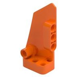 LEGO part 64391 RIGHT PANEL 3X7 in Bright Orange/ Orange