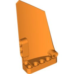 LEGO part LEFT PANEL 5X11 in Bright Orange/ Orange
