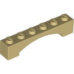 Brick Arch 1 x 6 Raised Arch