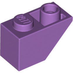 LEGO part 10003665 ROOF TILE 1X2 INV. in Medium Lavender