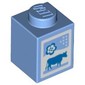 Brick 1 x 1 with Milk Carton, Cow, Print