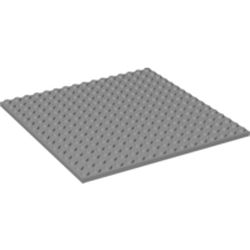 Lego® 91405, 6004927 plaque de base 16x16 gris foncé