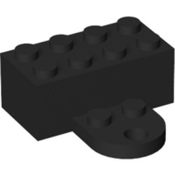 Brick Magnet 2 x 4 with Round Plate 2 x 2