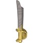 Weapon Sword / Cutlass [Elaborate] with Pearl Gold Handle pattern