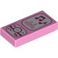 Tile 1 x 2 with Cell Phone / Music Player Print