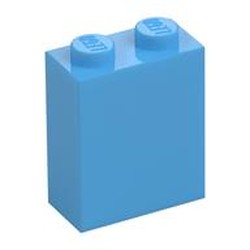 LEGO part 3245 BRICK 1X2X2 in Medium Blue