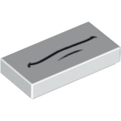 Tile 1 x 2 with Mouth Print (Shu Todoroki)