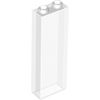 Trans-Clear Brick 1 x 2 x 5 without Side Supports