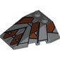 Wedge Sloped 4 x 4 Triple, Stud Notches with Sith Nightspeeder Print 2