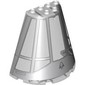 Cone Half 8 x 4 x 6 with Light Bluish Gray Cockpit Print