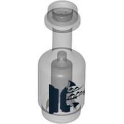 Equipment Bottle with Black Sailing Ship Print