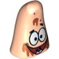 Minifig Head Special, Starfish with Open Mouth and Ice Cream Splotches Print (Patrick)