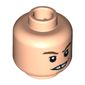 Minifig Head Neville Longbottom, Closed Mouth / Gritting Teeth Print