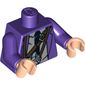 Torso Jacket and Black Tie Print (Knight Bus Conductor), Dark Purple Arms, Light Nougat Hands