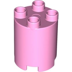 LEGO part BRICK, ROUND 2X2X2 in Light Purple/ Bright Pink