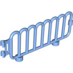 Duplo Fence Railing with Scalloped Top and Clips on End