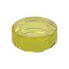 Trans-Yellow Tile Round 1 x 1