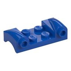 Vehicle Body, Wheel Arch / Mudguard 2 x 4 with Headlights and Curved Fenders