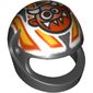 Helmet, Standard with Crazy Demon Print