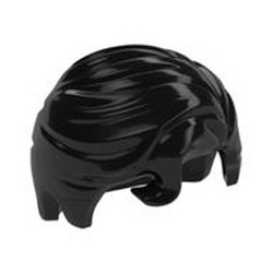 Hair Swept Right with Front Curl