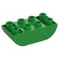 Duplo Brick 2 x 4 Curved Bottom