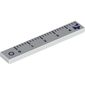 Tile 1 x 6 with Ruler Print