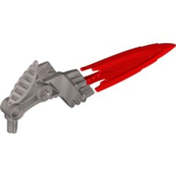 Large Figure Weapon Blade, Fire Shooter with Flexible Red Blade